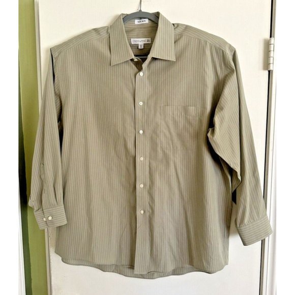 Joseph and Feiss 18 1/2 Long‎ Sleeve Mens Dress Shirt - Picture 7 of 7